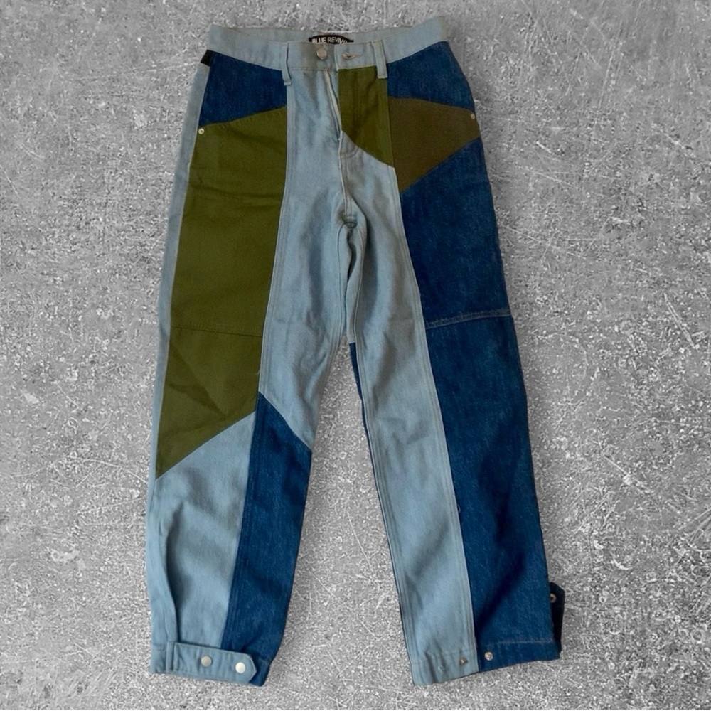 Colorblock jeans size 27